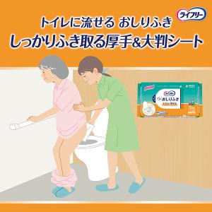 ライフリー らくらくおしりふきトイレに流せる ...の詳細画像2