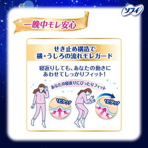 ソフィ 超熟睡ガード 涼肌 400 羽つき 1...の詳細画像3