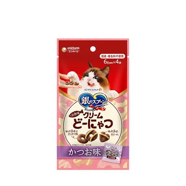 銀のスプーン おやつ お魚味クリームどーにゃつかつお味 24g ユニ・チャーム公式ショップ