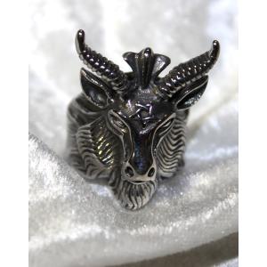 バフォメット（Baphomet）黒山羊の指輪 サージカルST｜unicorn777