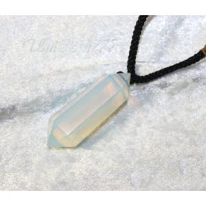 六角柱水晶のペンダント・ネックレス TypeE2 緑蛍石 : UniCorn777