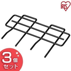 職人の車載ラック落下防止ワイヤー小 WSR-RBG25 ブラック (3個セット) アイリスオーヤマ｜unidy-y