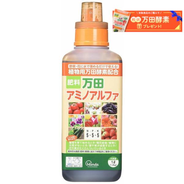 ＼万田酵素 粒状タイプおまけ付／万田酵素 万田アミノアルファ 植物用万田酵素 粒状タイプ おまけ付 ...