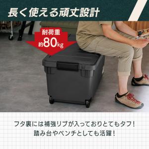 コンテナボックス 収納ボックス 屋外 収納 キ...の詳細画像5