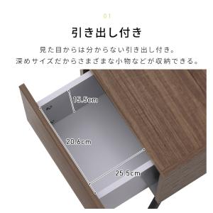 サイドテーブル ミニテーブル テーブル ベッド...の詳細画像2