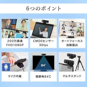 ウェブカメラ ICA-841 ブラック アイリ...の詳細画像2