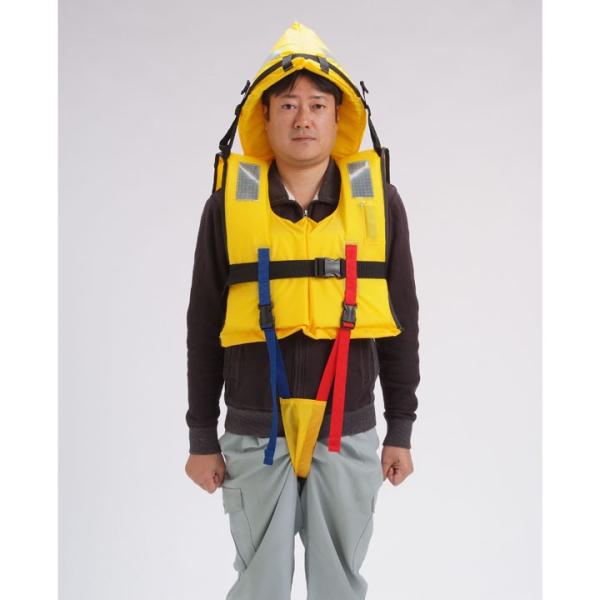 水難防災個人用保護具 大人用 FCT-L型 救命胴衣 ライフジャケット