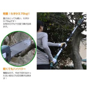 高枝切りバサミ 高枝切り 電動高枝切りチェンソ...の詳細画像2