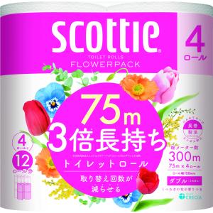 スコッティ フラワーパック 3倍長持ち トイレ...の詳細画像1