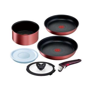 T-fal インジニオ・ネオ パプリカレッド セット5 L15191 ( 5点セット