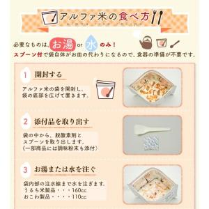 非常食 セットアルファ米 尾西 米 ご飯 6種...の詳細画像3
