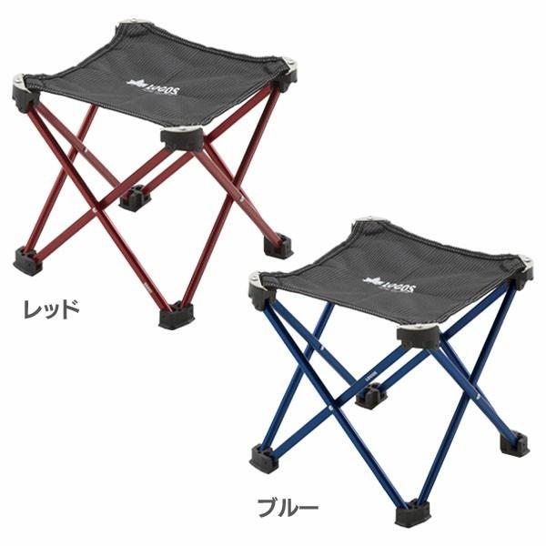 ロゴス（LOGOS）7075 キュービックチェア レッド・ブルー キャンプ用品 アウトドア レジャー...