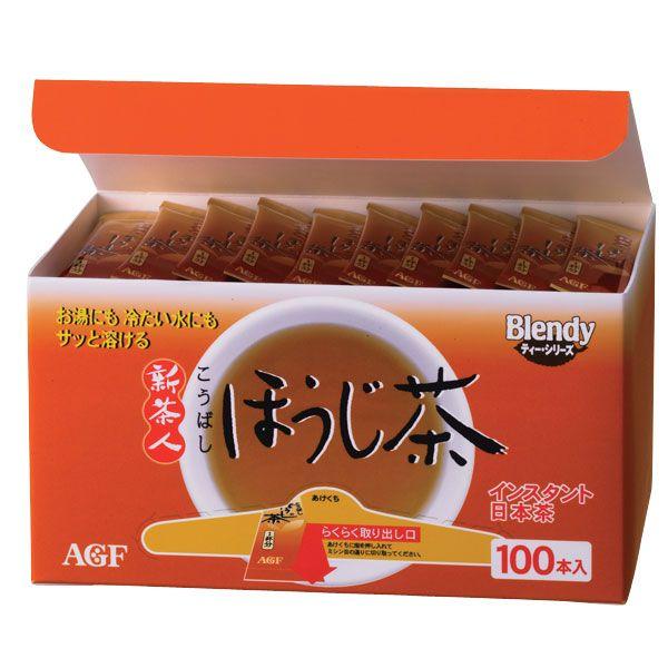 ほうじ茶 スティック 100本 個包装 スティックコーヒー AGF 「新茶人 R」 早溶け旨茶