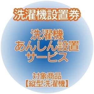 洗濯機あんしん設置サービス　洗濯機設置券 (対象商品：縦型洗濯機)