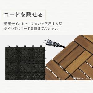 人工芝 タイルデッキ ジョイント 1枚 カット...の詳細画像5