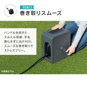 ホース ホースリール【2年保証付き】20m コ...の詳細画像5