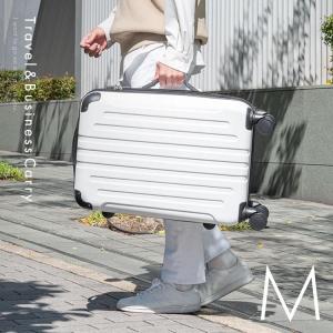 スーツケース M Mサイズ 中型 63L 軽量 修学旅行 おしゃれ キャリーケース 旅行カバン バッ...