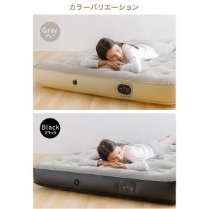 エアーベッド 電動 ダブル 来客用 防災 車中...の詳細画像2
