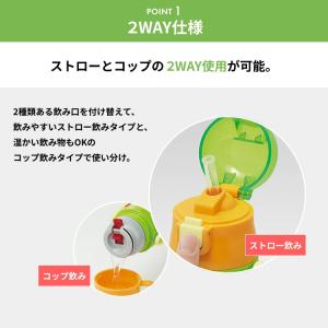 水筒 コップ付 2Wayステンレスボトル スト...の詳細画像2
