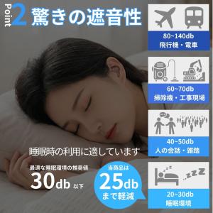 耳栓 シリコン 6個 完全 遮音 防音 騒音 ...の詳細画像3