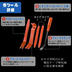 内張りはがし 5本 インパネ外し 内装はがし ...の詳細画像1