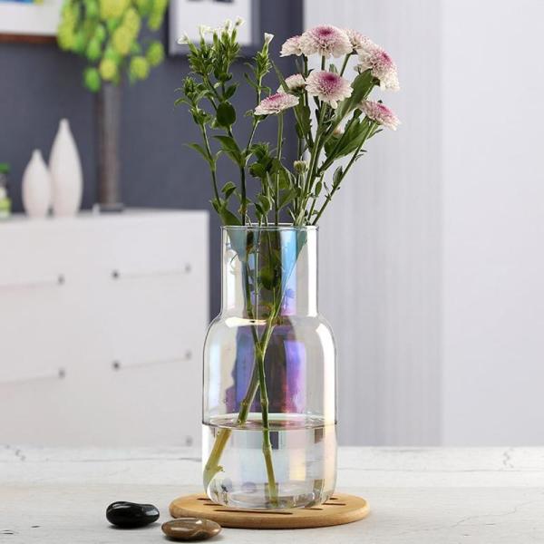 花瓶 おしゃれ ガラス フラワーベース 花瓶 大きい 花瓶 ガラス 花瓶 一輪挿し フラワーベース ...