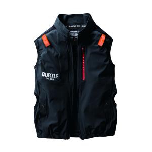 【即納】2023年最新 AC2004　ベスト　35.ブラック　3XL　バートル　空調服　burtle　単品　サイドファン