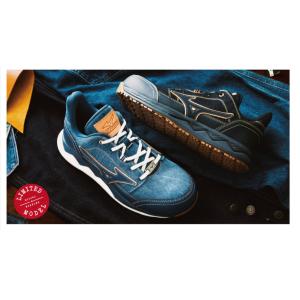 MIZUNO ローカット安全靴 デニム　オールマイティーHW11L ミズノ 安全靴 オールマイティ HW11Lデニム 2023年限定モデル