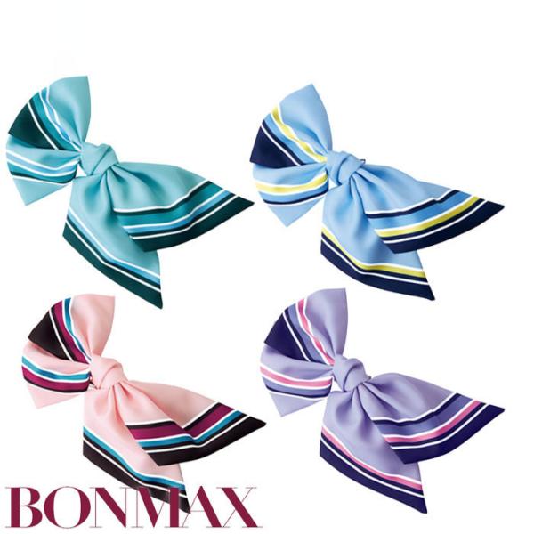 スカーフブローチ BCA9115 クリップ＆ブローチピン付き リボン 制服 おもてなし服 受付 接客...