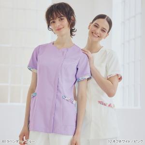 スクラブ ローラアシュレイ 白衣 医療 LW6...の詳細画像1