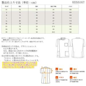 ナガイレーベン ケーシー 半袖 白衣 医療 K...の詳細画像5