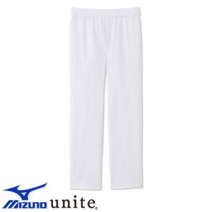 ミズノ MIZUNO イージーパンツ MZ-0127 兼用 SS〜5L ホワイト 白 総ゴム スクラブ パンツ ズボン メンズ レディース｜uniform-bt