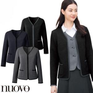 PHINGERIN カーディガン　ニット　ジャケット　グレー　ブラック 19-23号 ニットジャケット FN1609 カーディガン ブラック ネイビー