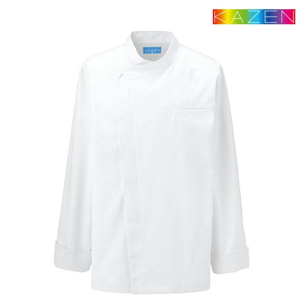 コックコート 長袖 607-70 SS〜6L ホワイト パティシエ シェフ 厨房 制服 ユニフォーム...