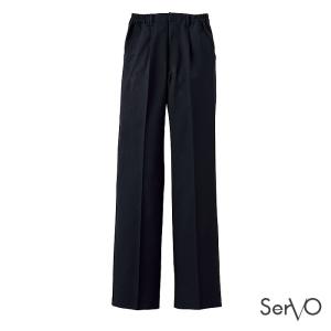 メンズ脇ゴム入りパンツ BF5436 S〜4L ブラック 男性用 飲食店