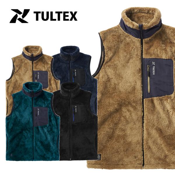 ボア フリース ベスト ジャケット ブルゾン アウター TULTEX タルテックス メンズ カジュア...