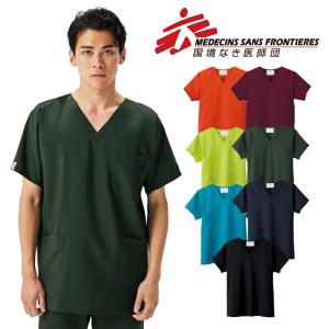 国境なき医師団 スクラブ 白衣 半袖 メンズ レディース オシャレ かっこいい 7013sc Folk 医療 病院 クリニック 整体 介護 手術着 Folk 7013sc ユニフォームネット Yahoo 店 通販 Yahoo ショッピング
