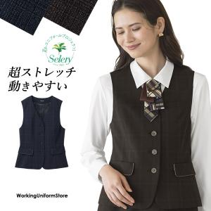カーシーカシマ 事務服 制服 enjoy エンジョイ 秋冬 ベスト EAV806
