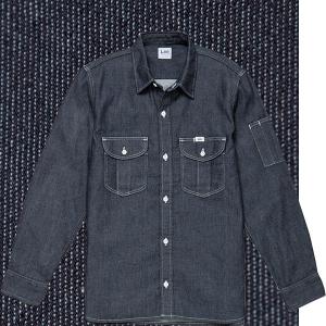 Lee メンズワーク長袖シャツ LWS4600...の詳細画像1