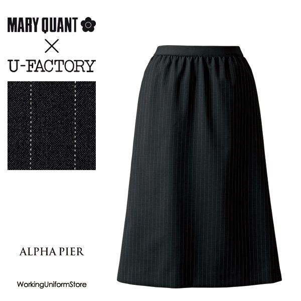 マリークヮント制服 スカート M33251 ピンストライプ【グリーン購入法】