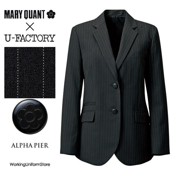 マリークヮント制服 ジャケット M43251 ピンストライプ【グリーン購入法】
