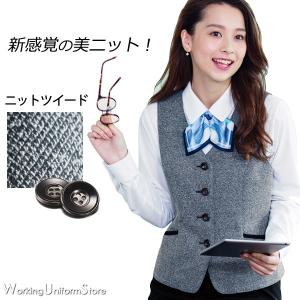 カーシーカシマ 事務服 制服 エンジョイ enjoy 春夏 ベスト ESV662