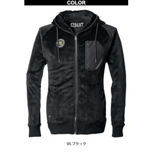 アイズフロンティア ストレッチベロアフーディッ...の詳細画像2