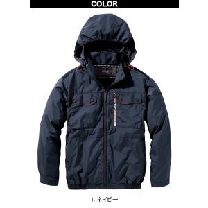 快適ウェア 空調作業服 ミドルファン長袖フード...の詳細画像3