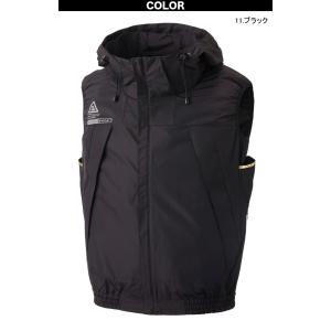 空調風神服 チタンフードベスト 5540 単品...の詳細画像4