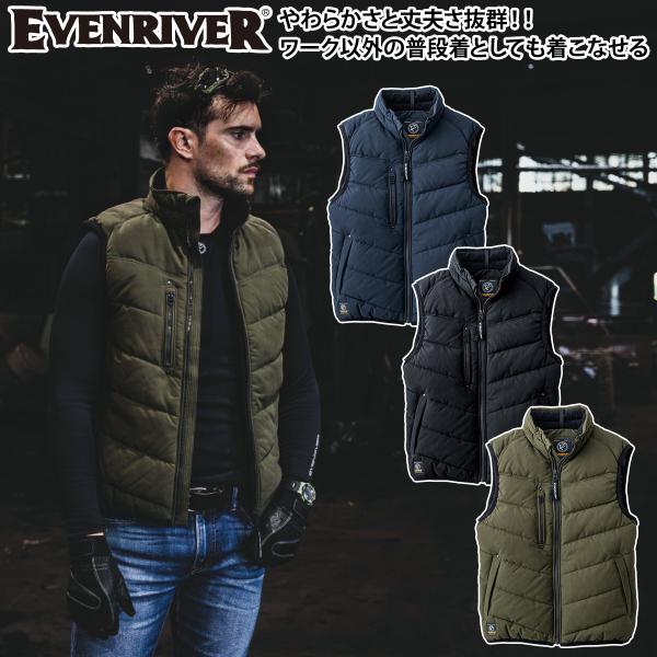 イーブンリバー 秋冬 2025年 新商品 ストロングハードクロスベスト RSX7005 EVENRI...