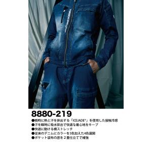 2023年寅壱新作 接触冷感 デニムカーゴパン...の詳細画像1