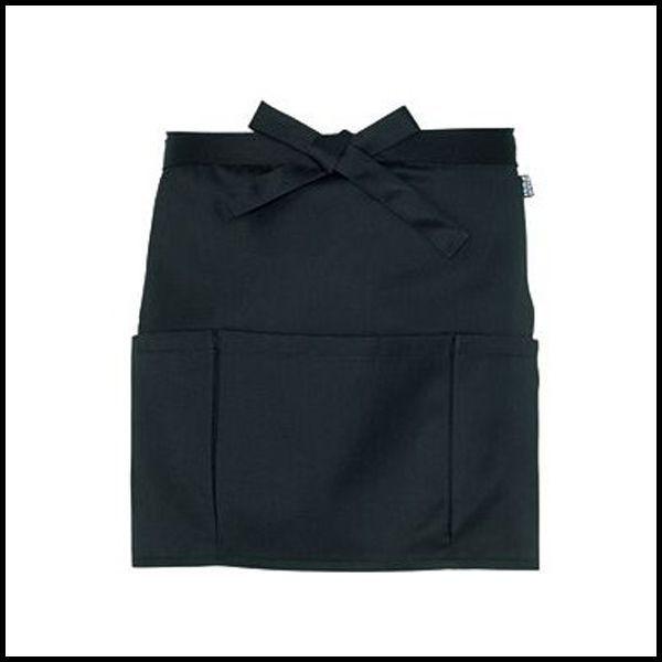 AITOZ アイトス 男女兼用 ショートエプロン ブラック az-8068 メール便可1