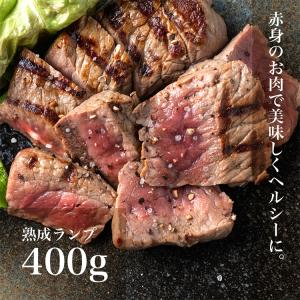 熟成 ランプ 400g ステーキ 肉 お肉 熟成肉 にく 冷凍