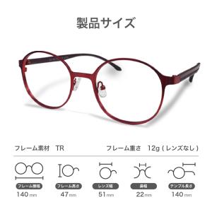 老眼鏡度数0.25〜【東京自社店舗加工】左右で...の詳細画像5